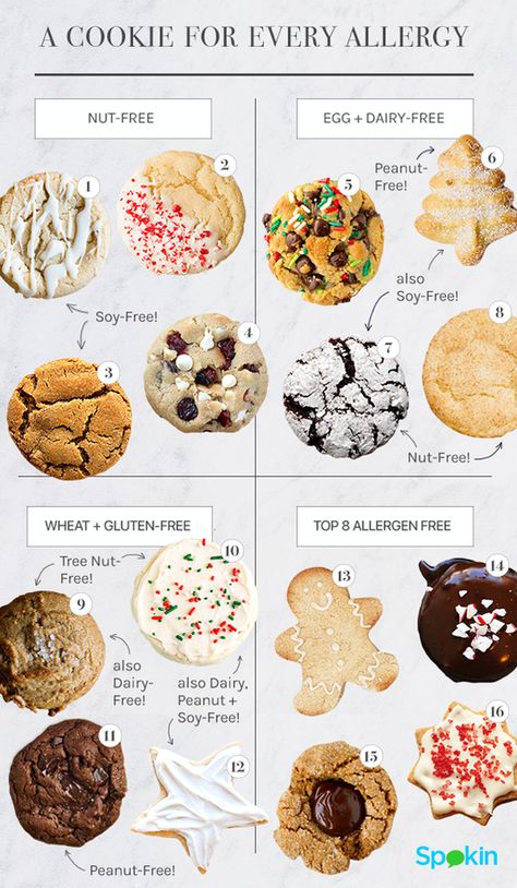 Different Types Of Cookies, Allergy Friendly Cookies, Types Of Cookies, Nut Free Cookies, Allergen Free Recipes, Cake Mug, Cookies Gluten Free, Nut Free Recipes, Egg Free Recipes