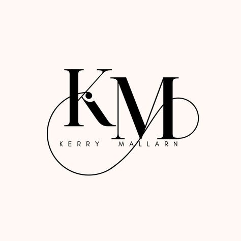 Monogram Fonts Initials Letters, Wedding Logos Design, Km Monogram, K Logo Design Ideas, Km Logo Design, Couple Monogram Design, Km Logo, Wedding Initials Logo, Logo Online Shop