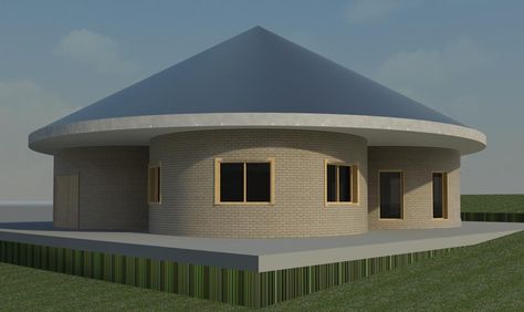 Round House Design, African Hut, Round House Plans, Bungalow Style House Plans, Affordable House Plans, House Balcony Design, Modern Small House Design, Best Modern House Design, Latest House Designs