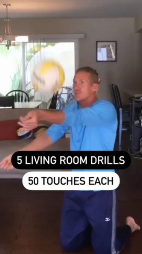 markburik on Instagram: 5 Beach Volleyball Living Room Drills 🔥 50 touches each. Don’t break the rhythm. ✅ Alternating forearm pass ✅ Pass tomahawk ✅ Fist fist… Beach Volleyball, Drills, Volleyball, Living Room, On Instagram, Instagram