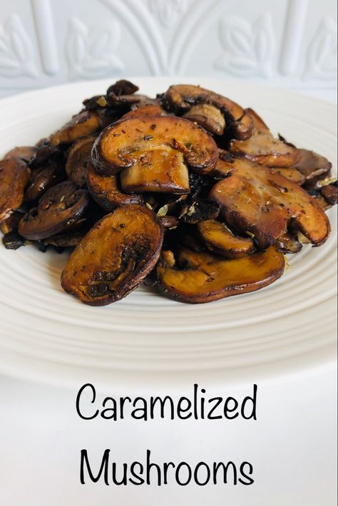 Carmelized Mushroom, Mushroom Side Dish, Caramelized Mushrooms, David Rocco, Mushroom Recipes Vegan, Mushroom Side Dishes, Risotto Dishes, Mushroom Dish, Clean Eating Recipes For Dinner