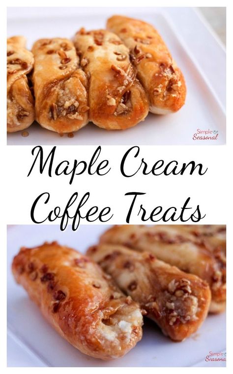 A finalist in the 1978 Pillsbury Bake-Off®️️ Contest, these Maple Cream Coffee Treats have a sweet, sticky outside and a creamy, decadent filling. They would be perfect for a holiday breakfast! #PillsburyBakeOff ad How To Preserve Pumpkins, Preserve Pumpkins, Pillsbury Biscuit Recipes, Maple Recipes, Coffee Treats, Maple Cream, Decorative Gourds, Danish Food, Holiday Breakfast