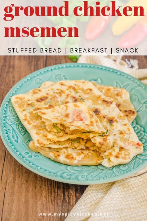 International Breakfast, Stuffed Flatbread, Comfort Recipes, Best Lunch Recipes, Moroccan Recipes, Dinners Recipes, Fantastic Recipes, Side Dishes For Chicken, Ground Chicken Recipes