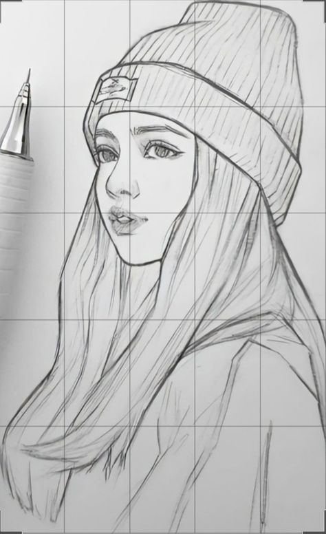 Sketch Illustration Pencil, Blackpink Drawing Pencil, Kpop Drawings Blackpink, Human Sketches Face, Drawing Of Blackpink, Lisa Blackpink Drawing, Lisa Sketch, Lisa Drawing, Human Face Sketch