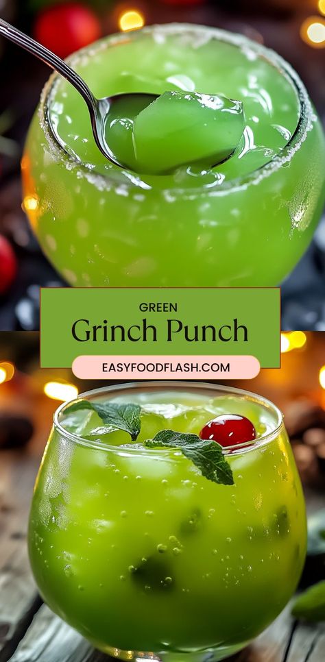 Lime Punch Recipe, Grinch Drink For Adults, Christmas Jungle Juice, Grinch Drinks, Grinch Punch Recipe, Fun Christmas Drinks, Christmas Drinks Nonalcoholic, Grinch Drink, Grinch Punch