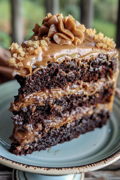 Classic German Chocolate Cake Made at Home - An Organized Chaos The Best German Chocolate Cake, Nut Free German Chocolate Cake, Bourbon Chocolate Cake, Chocolate Bourbon Cake, Cherry Cobbler Recipe, German Chocolate Cake Recipe, Cake Oven, Lime Pie Recipe, German Cake