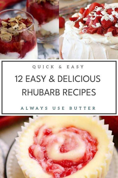 Explore a variety of delicious and easy-to-make rhubarb recipes to add a touch of tangy sweetness to your treats. From classic pies to refreshing drinks, these rhubarb recipes will inspire you to get creative in the kitchen. Whether you're a seasoned chef or an amateur cook, there's something for everyone in this collection. Discover the versatile ways you can use rhubarb and enjoy the unique flavor it brings to your dishes. Ways To Use Rhubarb, Roasted Rhubarb Recipes, Rhubarb Breakfast Recipes, Rhubarb Breakfast, How To Grow Rhubarb, Rhubarb Tarts, Spring Eats, Recipes For Hot Days, Grow Rhubarb