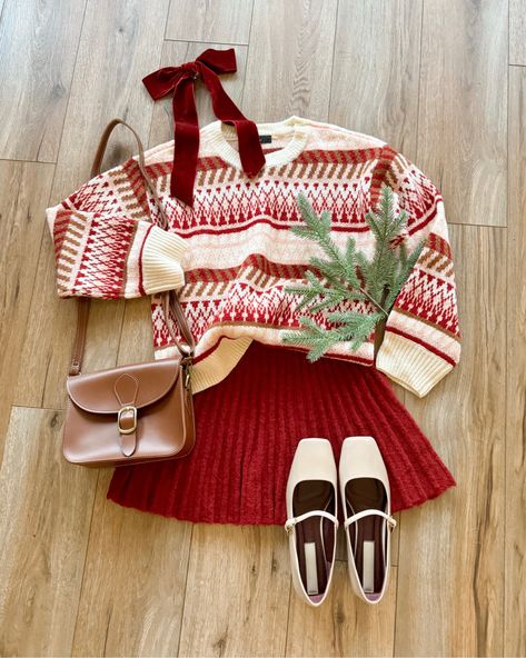 Toasty Moment Cream Multi Fair … curated on LTK Christmas Fits, Wool Mini Skirt, Christmas Outfits, Mary Jane Flats, Holiday Outfits, Christmas Outfit, Christmas Sweaters, Mini Skirts, In This Moment