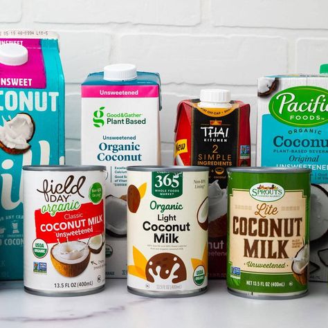 Best Coconut Milk Brands of 2022 - Refrigerated, Shelf-Stable & Canned Coconut Milk Benefits, Best Coconut Milk, Milk Store, Easy Green Smoothie, Milk Brands, Milk Packaging, Coconut Milk Recipes, Unsweetened Coconut Milk, Cinnamon Rolls Homemade