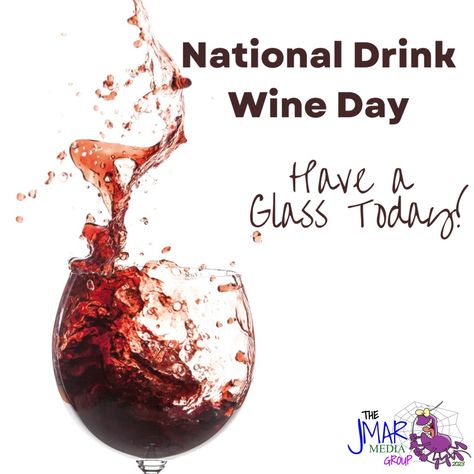 National Drink Wine Day! It s the perfect day to enjoy a glass of wine with your friends and family. Let s celebrate the best thing about drinking wine- the social aspect! #NationalDrinkWineDay #WineDay #DrinkWine #RedWine #WhiteWine #Champagne #Bourbon National Drink Wine Day, Drink Wine Day, What Day Is It, A Glass Of Wine, Drink Wine, The Perfect Day, Wine And Liquor, Glass Of Wine, Wine Drinks