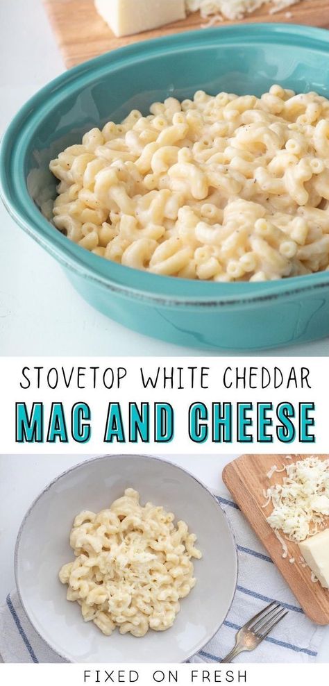 Easy White Cheddar Mac And Cheese, Homemade White Cheddar Mac And Cheese, White Macaroni And Cheese Recipe, White Macaroni And Cheese, Mac And Cheese Microwave, White Cheddar Macaroni And Cheese, White Cheddar Mac And Cheese, White Mac And Cheese, Cheddar Mac And Cheese