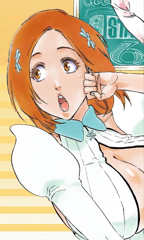 Ichihime Wallpaper, Bleach Orihime Icons, Bleach Orihime Manga, Inoue Orihime Fanart, Bleach Fashion Manga, Orihime Official Art, Orihime Inoue Wallpapers, Orihime Wallpaper, Orihime Fanart