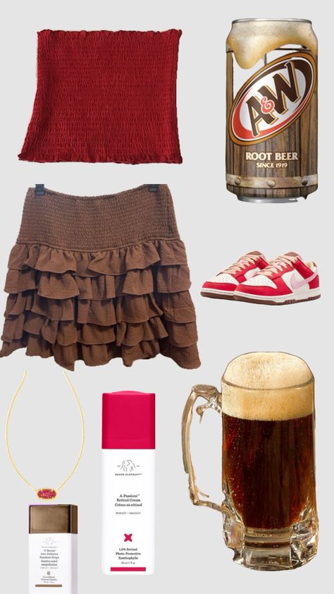 Soda inspired outfits!: root beer part 3! Soda Costume, A&w Root Beer, Beer Outfit, Retinol Cream, Root Beer Float, Root Beer, Retinol, Halloween Costumes, Beer