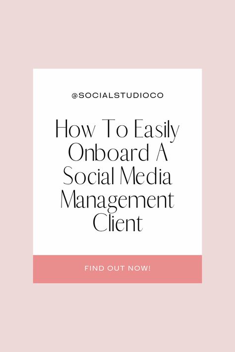 Social Media Marketing Management, Social Media Client Onboarding Template, Social Media Manager Onboarding Template, Social Media Manager Starter Kit, Social Media Manager Client Onboarding, Social Media Freelancer, Social Media Onboarding, Social Media Management Contract, Social Media Manager Pricing Packages