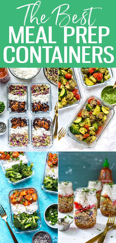 The Only Meal Prep Containers You'll Ever Need (Updated 2020) - The Girl on Bloor Container Meals, Meal Containers, Best Meal Prep Containers, Best Meal Prep, Calorie Meals, Healthy Bowls, Healthier Recipes, Simple Dinner, Meal Prep Containers