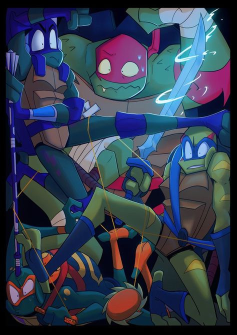 Rottmnt Characters, Teenage Mutant Ninja Turtles Funny, Tmnt Wallpaper, Tmnt 2018, Teenage Turtles, Tmnt Characters, Ninja Turtles Funny, Tmnt Comics, Hyper Fixation