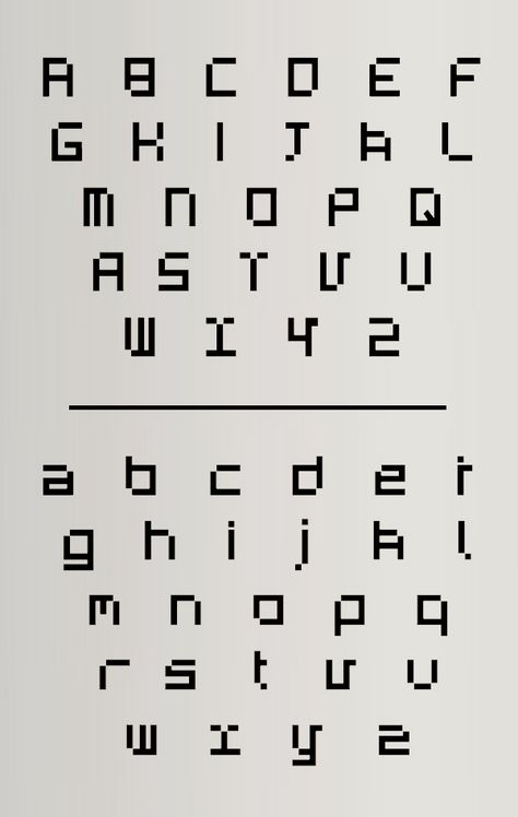 Computer Fonts Alphabet, How To Write Cool Fonts, Game Font Design, Science Font Design, Bullet Journal Video Games, Aesthetic Fonts Alphabet, Gaming Font, Science Font, Easy Font