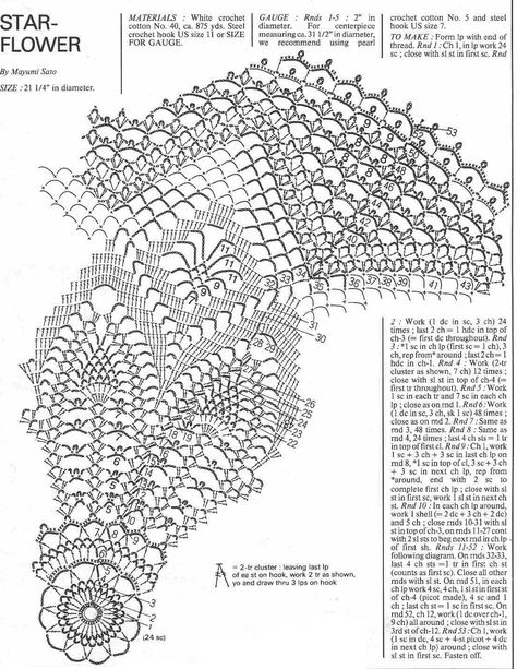 ergahandmade: Crochet Doily + Free Pattern + Diagram Doily Diagram, Beau Crochet, Crochet Tablecloth Pattern, Free Crochet Doily Patterns, Crochet Doily Diagram, Crochet Dollies, Steel Crochet Hooks, Crochet Motif Patterns, Pineapple Crochet