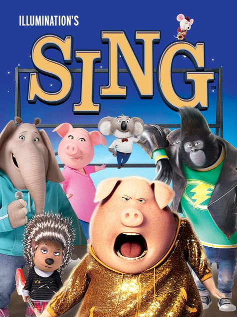 I thought you might be interested in this page from Amazon. Sing 2016, Summer Movies, Mike Mitchell, Sing Movie, Singing Competitions, Film Anime, Film Disney, Movies 2016, Film D'animation