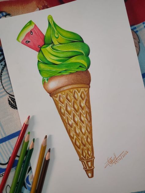 5th Class Drawing, Stadler Colour Pencil Drawing, Pencil Colour Realistic Drawing, Faber Castell Drawing, Drawing Training, Hyperrealistic Drawing, Pencils Color, Hard Drawings, Colour Drawing