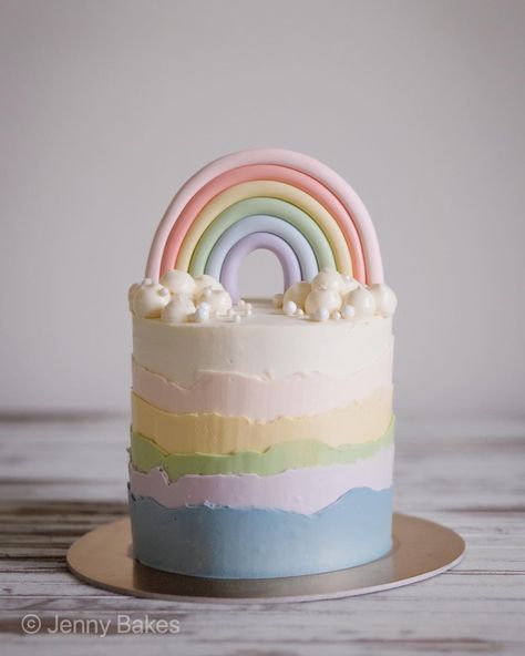 Sunshine And Rainbows Birthday, Sunshine Lollipops And Rainbows, Cotton Candy Cakes, Sunshine Party, Care Bear Party, Rainbow Birthday Cake, Candy Cakes, Birthday Stuff, Bear Party