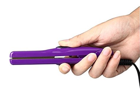 Hair Flat Iron, Travel Iron, Ceramic Hair Straightener, Flat Iron Curls, Ceramic Hair, Glam Room, Flat Iron Hair Styles, Small Flat, Flat Iron