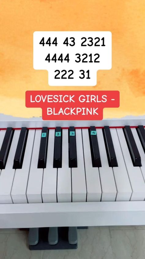 Piano Kpop Easy, Blackpink Piano, Piano Tutorials Songs, Piano Music Easy, Piano Lessons For Beginners, Piano Notes Songs, Piano Music Lessons, Easy Piano Songs, Alice And Wonderland Quotes