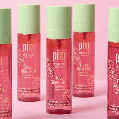 Pixi Hydrating Milky Mist, Pixi Rose Glow Mist, Pixi Rose Tonic, Instagram Refresh, Rose Water Face Mist, Pixi By Petra, Close Eyes, Makeup Sets, Pixi Beauty