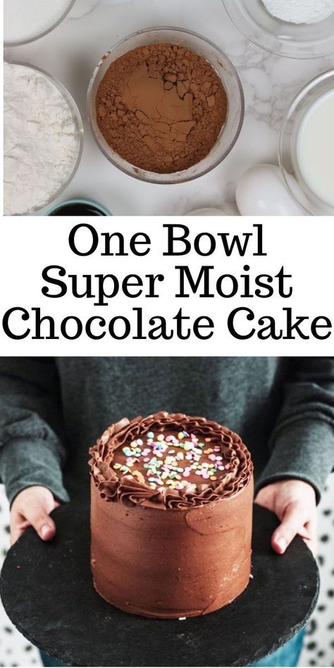 My fluffy chocolate cake recipe is incredibly easy, requires minimal ingredients and is the best 6 inch cake recipe (chocolate). We've paired rich and moist chocolate cake layers with fluffy chocolate buttercream frosting for the ultimate crowd pleasing dessert. Chocolate Cake 6 Inch, Fluffy Chocolate Cake Recipe, 6 Inch Chocolate Cake Recipe, 6 Inch Cake Recipe, 6 Inch Chocolate Cake, Beautiful Chocolate Cake, Cake Recipe Chocolate, Christmas Baking Easy, 6 Inch Cake