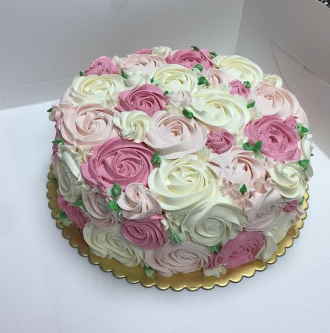 Rosette cake #Chocolatecake #buttercream Dessert Corner, Dolly Parton Birthday, Stunning Cakes, Best Time To Eat, Decorative Cakes, Rosette Cake, Garden Cakes, Creative Birthday Cakes, Pretty Birthday Cakes