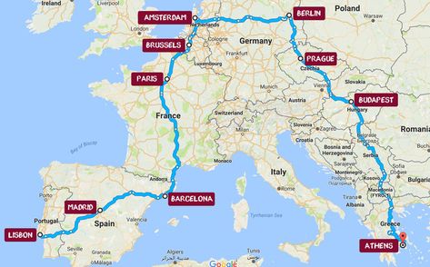 How To Plan the Perfect Interrail Trip How To Plan A Europe Trip, Interrail Map, Interrail Itinerary, Backpack Europe, Interrail Europe, Europe By Train, Rome Trip, Europe Train Travel, Europe Train