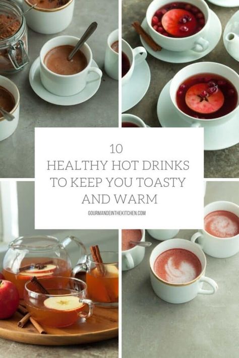 Healthy Hot Drinks, Warm Winter Drinks, Hot Winter Drinks, White Hot Chocolate, Hydrating Drinks, Ginger And Cinnamon, Spice Tea, Hot Cocoa Mixes, Winter Soups