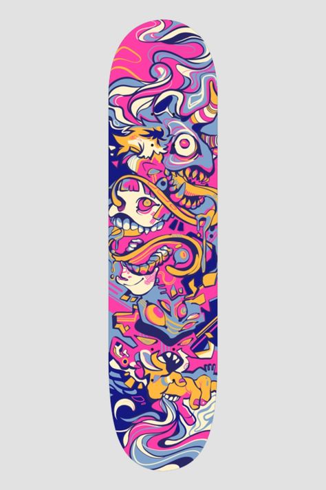 Skateboard Decks Design, Custom Skateboard Decks Art, Surfing Board, Custom Skateboard Decks, Skate Boards, Ceramic Designs, Deck Art, Custom Skateboards, Longboard Design