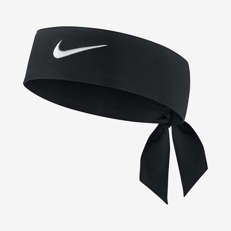 Nike Dri-FIT 2.0 Head Tie. Nike Store UK Nike Tie Headbands, Ninja Headband, Nike Heels, Basketball Accessories, Nike Headbands, Sporty Fashion, Athletic Headbands, Head Tie, New Nike Shoes