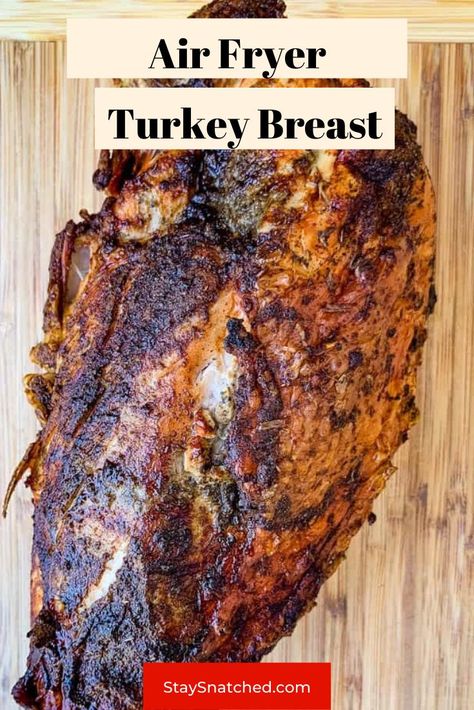 Air Fryer Turkey Recipes, Cajun Turkey Breast, Air Fryer Turkey Breast, Brined Turkey Breast, Rotisserie Turkey, Turkey Chops, Air Fryer Turkey, Cooking Turkey Breast, Turkey Tenderloin