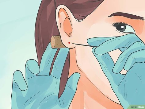 How to Pierce Your Ear (with Pictures) - wikiHow Pierce Your Own Ears, Piercing Ears At Home, Starter Earrings, Piercing Needles, Cleaning Your Ears, Ear Lobe Piercings, Beauty Beast, Beauty Supply Store, Lobe Piercing