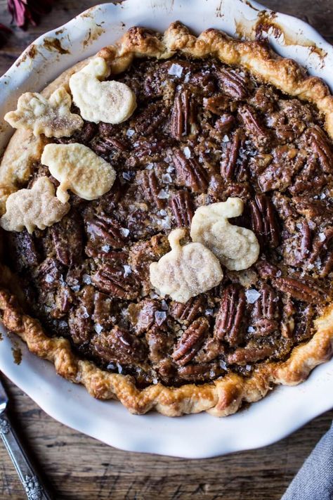 Salted Bourbon Pecan Pumpkin Pie | halfbakedharvest.com @hbharvest Bourbon Pumpkin Pie, Pecan Pumpkin Pie, Chocolate Bourbon Pecan Pie, Tis Autumn, Dessert Pies, Pecan Pumpkin, Pumpkin Pie Recipe Easy, Half Baked Harvest Recipes, Bourbon Pecan Pie