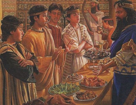 The Book Of Daniel, 10 Day Cleanse, Bible Artwork, Book Of Daniel, Blood Sausage, Meaningful Pictures, Bible Images, Bible Illustrations, Bible Pictures