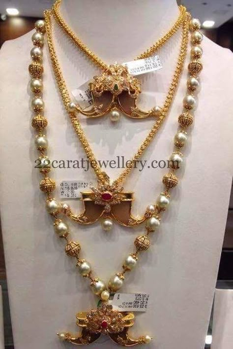 Kids Gold Jewellery, Pearls Chains, Kids Gold Jewelry, Mens Gold Jewelry, Black Beaded Jewelry, Antique Gold Jewelry, Gold Jewelry Simple, Gold Jewellery Design Necklaces, Gold Jewelry Necklace