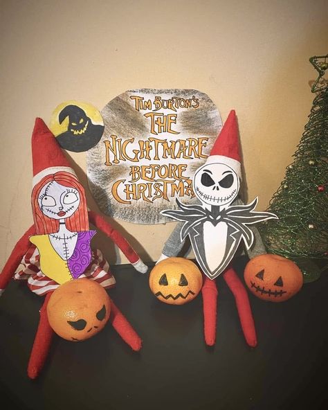 Christmas Elf On The Shelf, Elf On The Shelf Ideas, Shelf Ideas, On The Shelf, Tim Burton, Christmas Elf, Nightmare Before, Christmas Cheer, Tis The Season