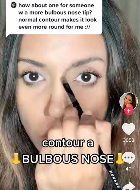 How To Contour Your Bulbous Nose, Contouring Bulbous Nose, Bulbous Nose Contour, Nose Contour Bulbous Tip, Contour Wide Nose Tip, Bulbous Nose, Nose Contour, Nose Contouring, Incoming Call