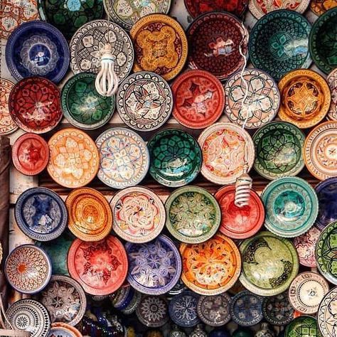 35K likes, 287 comments - paradise le December 21, 2018: "Ceramic shopping in Morocco! Fun fact: Three cities—Fez, Meknes and, especially, Safi, are the main pottery centers of the country, producing about 80 percent of Morocco’s pottery. 📸:@lamochiladesara #paradise #findyours". Fes Morocco, 80 Percent, December 21, Fun Fact, Morocco, Fun Facts, Maine, Paradise, Ceramics