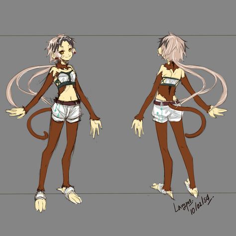 Monkey Girl Character, Monkey Oc Art, Monkey Humanoid, Female Wukong, Monkey Fursona, Monkey Anime, Powerful Anime, Monkey Character, Sgt Frog