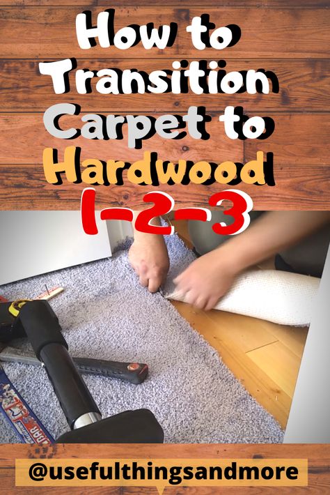 Some times this part of work make us stuck... Just follow this link and you will learn the one of many ways how to transition Hardwood to Carpet like a boss. #howto #hardwood #carpet #flooring #efrseattle #floors #woodworking Carpet To Wood Transition, Carpet To Hardwood Transition, Floor Transition, House Things, Diy Decorating, Oak Hardwood, Some Times, Carpet Flooring, Like A Boss