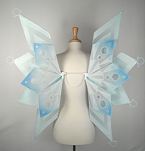 Snowflake fairy wings by On Gossamer Wings, via Flickr Winter Fairy Costume, Fae Costume, Snowflake Fairy, Ice Fairy, Gossamer Wings, Blue Morpho Butterfly, Snow Fairy, Morpho Butterfly, Winter Fairy