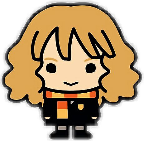 Cartoon Hermione Granger, Hermione Granger Cartoon Drawing, How To Draw Harry Potter, Hermione Cartoon, Hermione Granger Cartoon, Harry Potter Dibujos, Hermione Drawing, Hermione Granger Drawing, Chibi Harry Potter