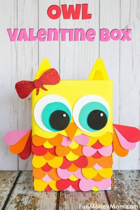 Girls Valentines Boxes, Valentine Boxes For School, Diy Valentines Box, Kids Valentine Boxes, Pinterest Valentines, Valentine Card Box, Owl Valentines, Valentine Mailbox, Unicorn Valentine