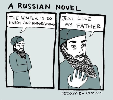 A Quick Guide to Russian Literature Brother Karamazov, Literary Humor, Literature Posters, Literature Humor, Russian Literature, English Major, A Silent Voice, Book Memes, Classic Literature