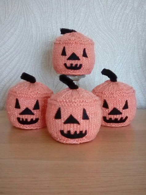 Chocolate Orange Covers - Halloween Halloween Chocolate Orange Covers, Chocolate Orange Covers, Bottle Cozy, Egg Mug, Bottle Cozies, Easter Crochet Patterns, Halloween Chocolate, Chocolate Eggs, Easter Crochet