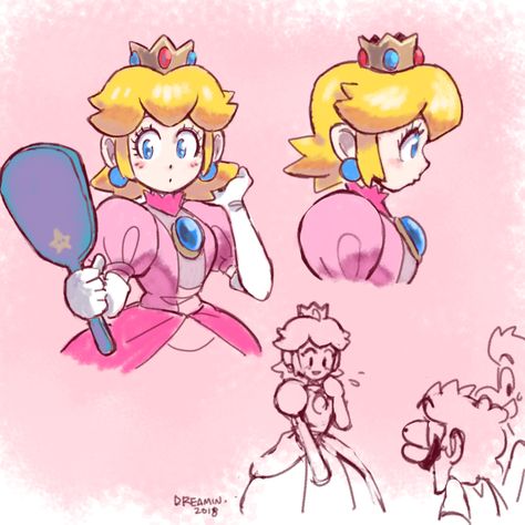 Harmonie Mario, Super Princess Peach, Super Mario Princess, Super Princess, Peach Mario, Mario Fan Art, Nintendo Princess, Nintendo Fan Art, Peach Art